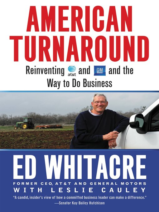 Title details for American Turnaround by Edward Whitacre - Available